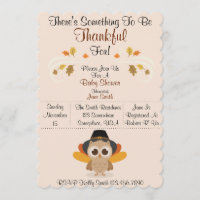 Baby shower d'automne (Heureux)