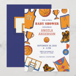 Invitation Baby shower de Baketball