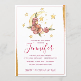 Invitation Baby shower de Boho Moon
