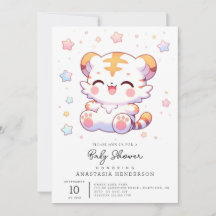 Baby shower de Boho Tiger