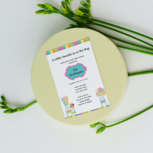 Invitation Baby shower de bonbons