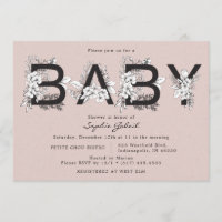 Baby shower de bouquet Dusty Rose Florals