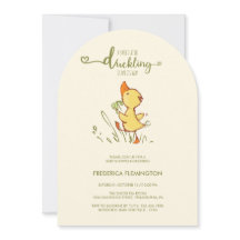 Baby shower de canard mignon