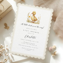 Baby shower de canard neutre selon le sexe