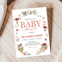 Baby shower de champignons Fleurs sauvages enchant