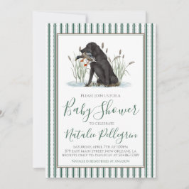 Invitation Baby shower de chasseur de canard du sud de Preppy
