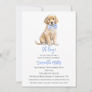 Invitation Baby shower de chien
