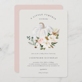 Invitation Baby shower de coton Magnolia