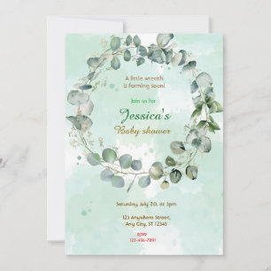 Invitation Baby shower de couronne