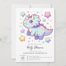 Baby shower de dinosaure de rêve préhistorique