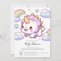 Baby shower de Dinosaure magique