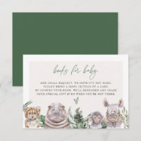 BABY SHOWER de données de BRYN Jungle Safari Livre