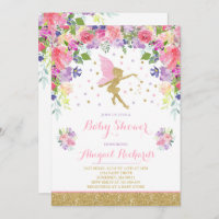 Invitation Baby shower de farine Douche à farines 