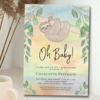 Baby shower de fentes mignonne