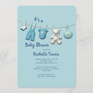Invitation Baby shower de garde-robe