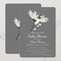 Baby shower de grue oriental chic
