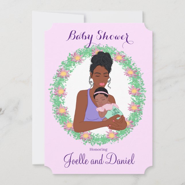 Invitation Baby shower de Joelle (Devant)