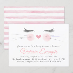 Invitation Baby shower de Kitten