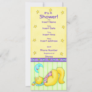 Invitation Baby shower de la carte