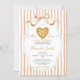 Invitation Baby shower de la croûte cardiaque