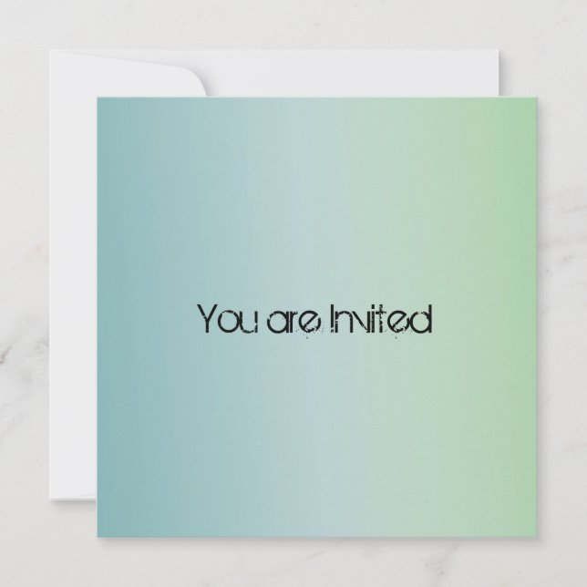 Invitation Baby shower de la Monnaie bleue (Devant)