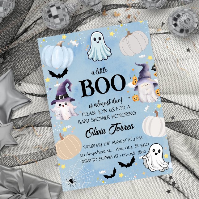 Invitation Baby shower de la Petite Boo Halloween  (Créateur téléchargé)