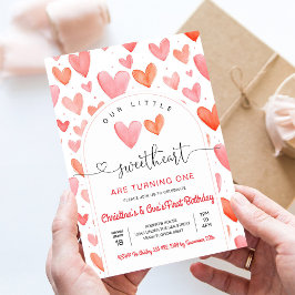 Invitation Baby shower de la Saint Valentin