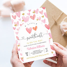 Invitation Baby shower de la Saint Valentin