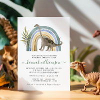 Invitation Baby shower de Little Dinosaur