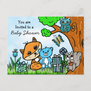 Invitation Baby shower de Little Fox Boy