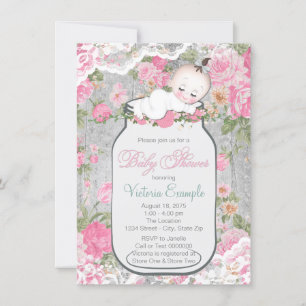 Invitation Baby shower de Mason Jar