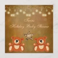 Baby shower de Noël neutre pour les jumeaux Nounou