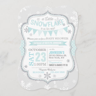 Invitation Baby shower de Parties scintillant de f