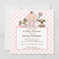 Baby shower de petite fille Figur