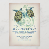 Baby shower de plage de Sea Turtles