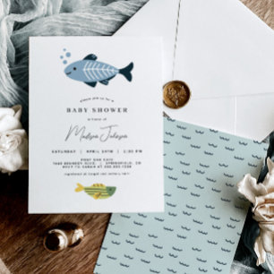 Invitation Baby shower de poisson