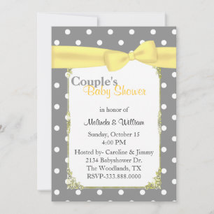 Invitation Baby shower de Polka Dot Couple