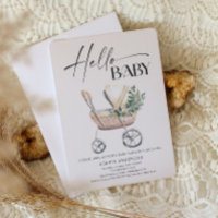Baby shower de poussette de bébé de Boho neutre po