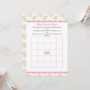 Invitation Baby shower de poussette de printemps