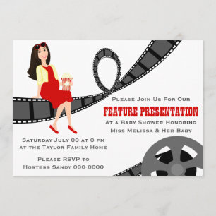 Invitation Baby shower de présentation de fonctionnalités