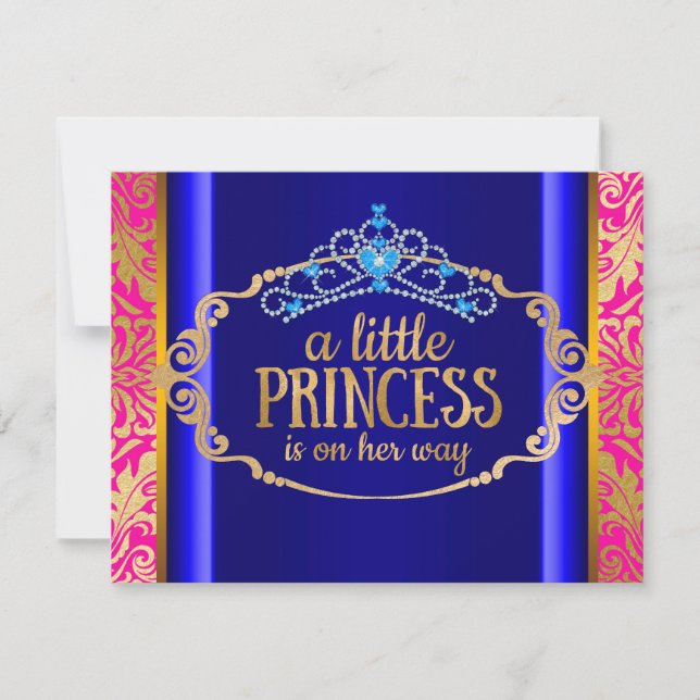 Invitation Baby shower de princesse indienne chic Boho (Devant)