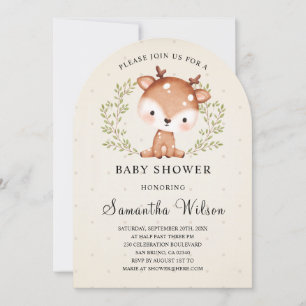 Invitation Baby shower de printemps pour bébé de b