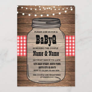 Invitation Baby shower de révélation de genre BaByQ Invitatio