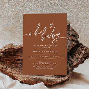 Invitation Baby shower de SIENNA Oh