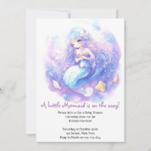 Baby shower de sirène d'Imaginaire marin envoûtant