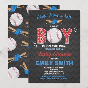 Invitation Baby shower de sport d'invitation de baby shower