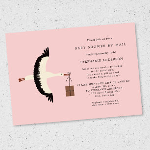 Invitation Baby shower de stockage et de colis par courrier I