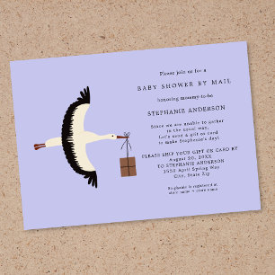 Invitation Baby shower de stockage et de colis par courrier I