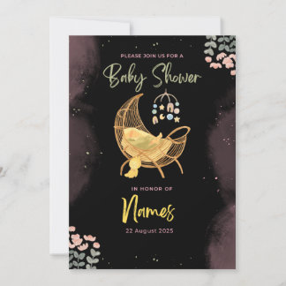 Invitation Baby shower de Sweet Dreams - #CribDInv