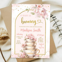 Baby shower de Tea Party de Pise Rose